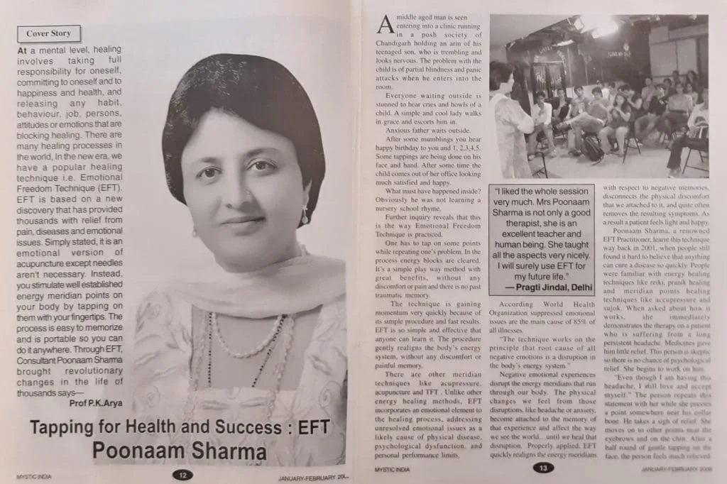 Mystic Poonam featured in The Tribune newspaper